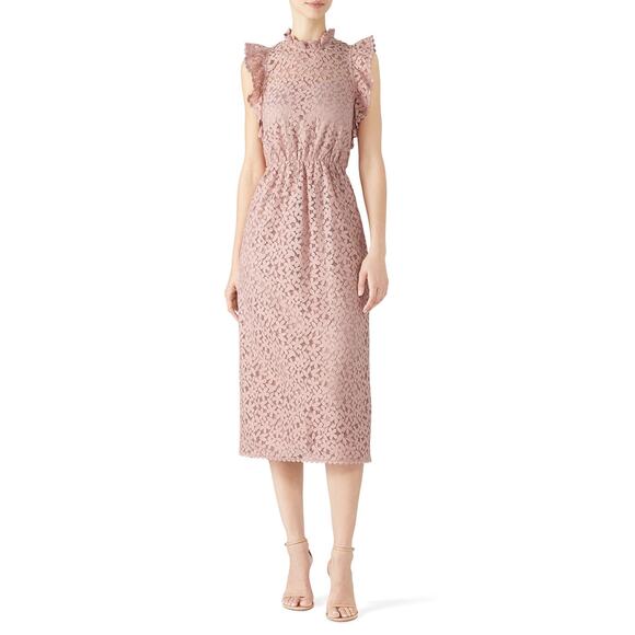 kate spade New York Flora Lace Ruffle Dress, Size 4 or 6, MSRP $428 - Picture 3 of 11